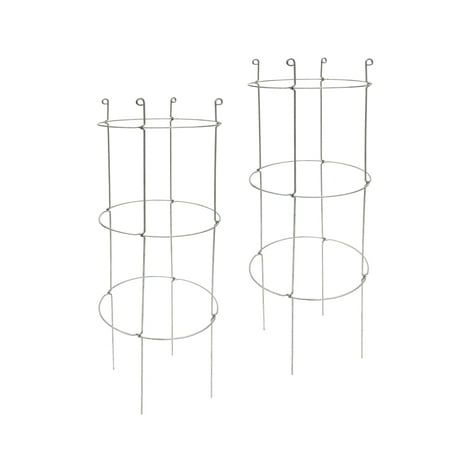 Glamos 42" Heavy Duty Collapsible Tomato Cage, 2 Pack