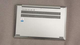 Underside of a Lenovo IdeaPad 5 14-inch showing the vents