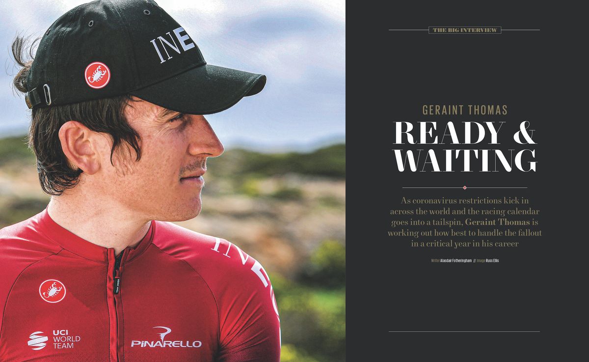 Geraint Thomas (Team Ineos) features in the latest issue of Procycling
