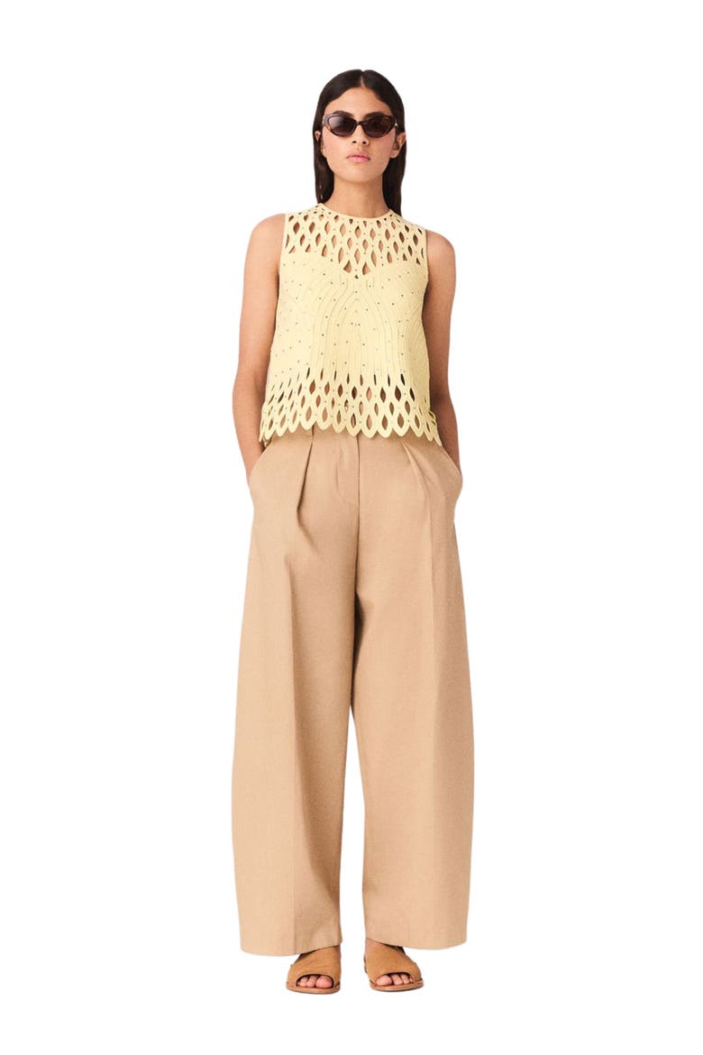 Crochet Rhinestone Top
