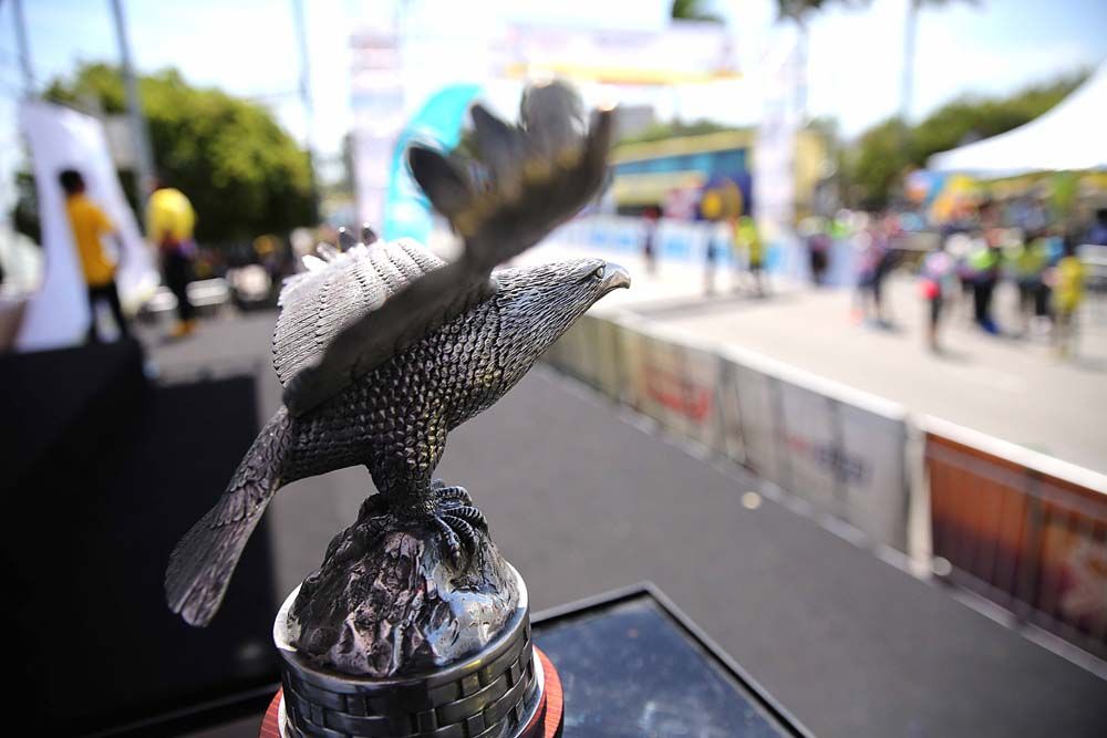 The stage winner's trophy