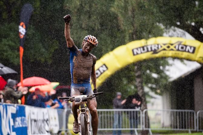 Emil Lindgren, elite men's winner in Saalhausen 2012