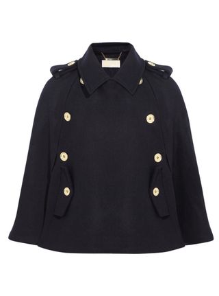 Michael Kors felted wool-blend cape, was £345, now £120.75