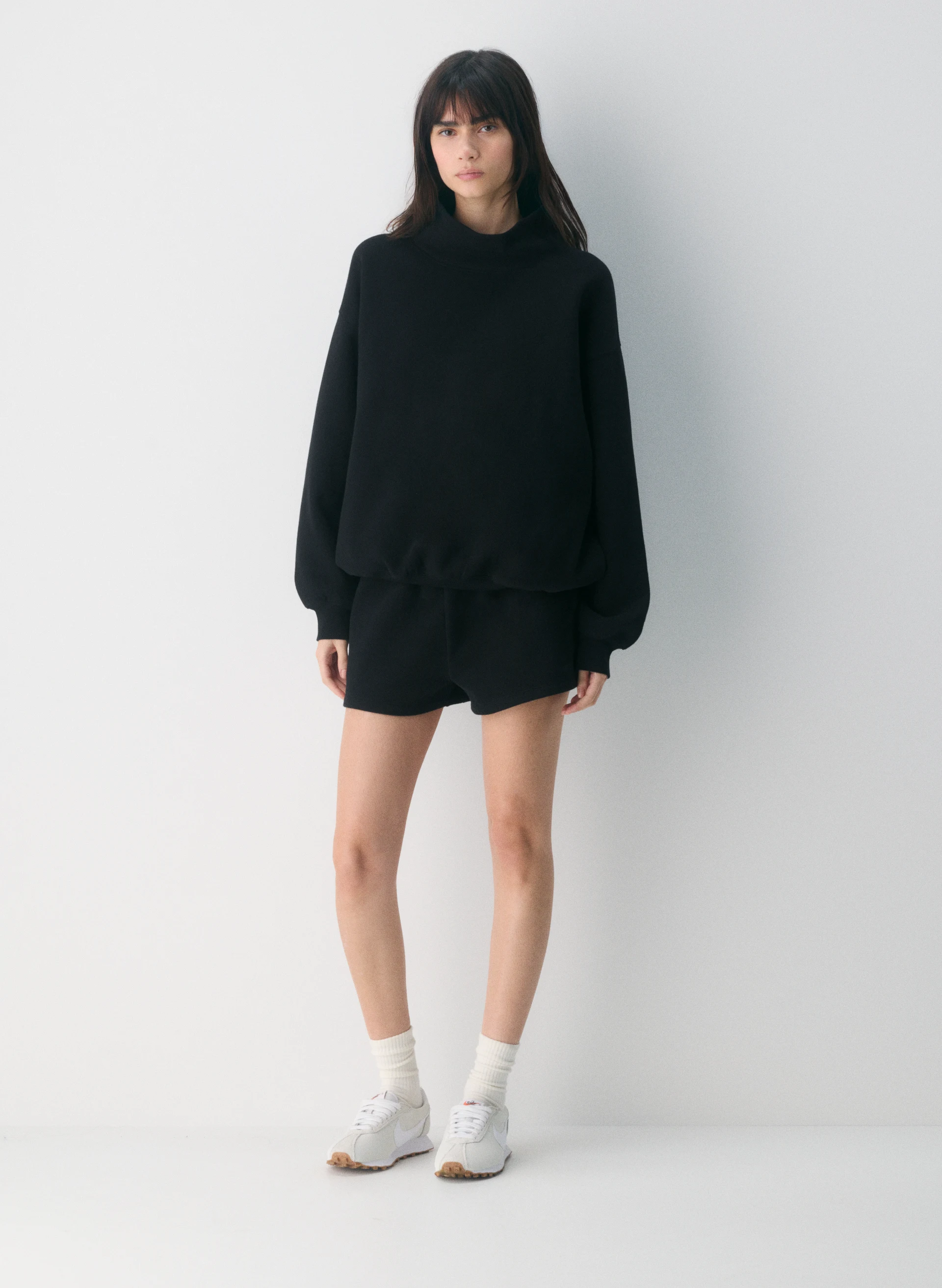 Cozy Sweatfleece Mega Funnel Neck