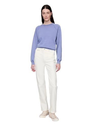 Gap Womens High Rise Straight Fit Denim Jeans New Off White Opt5 32 Reg