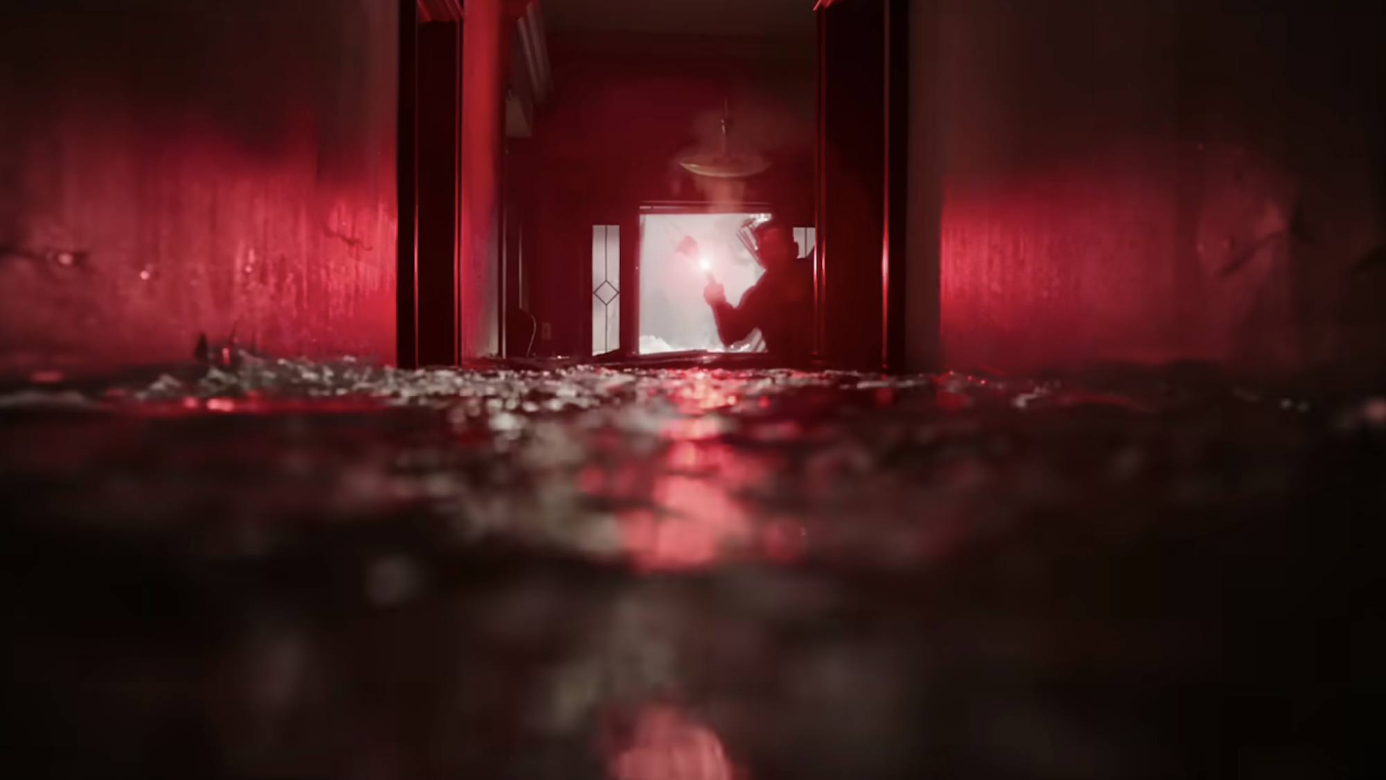 flooded house in 2019's Crawl