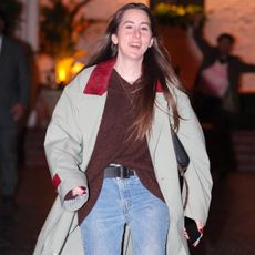 Alana Haim trench coat