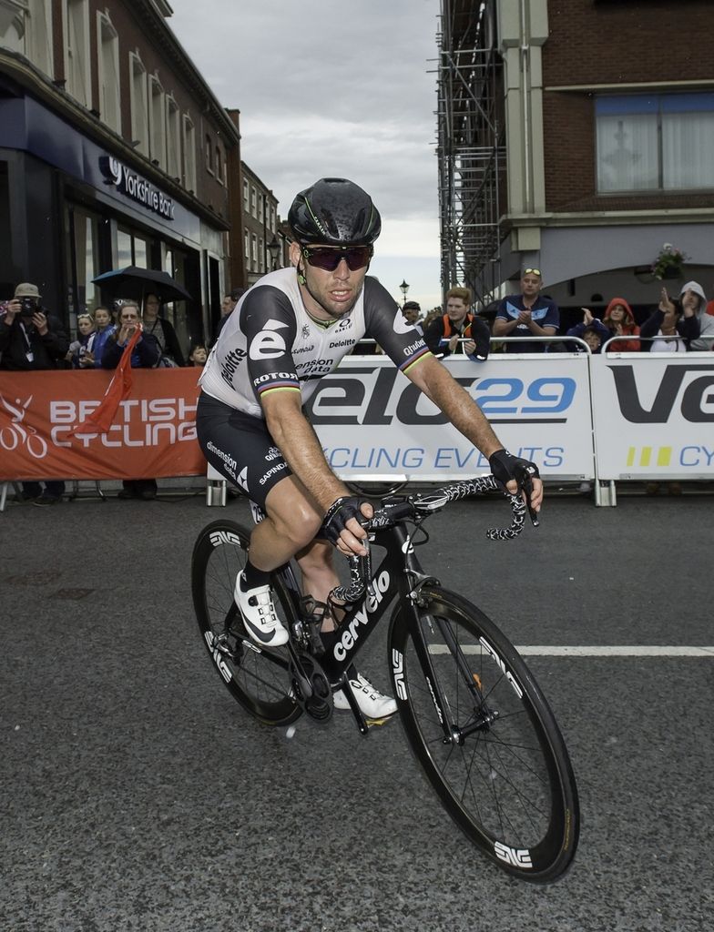 Mark Cavendish (Dimension Data) after his second place