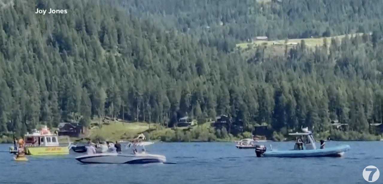 Lake Coeur d&amp;#039;Alene in Coeur d&amp;#039;Alene, Idaho.