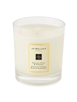 Jo Malone London scented candle against white background.