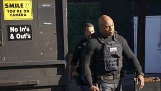 LL Cool J wearing body armor in NCIS: Los Angeles