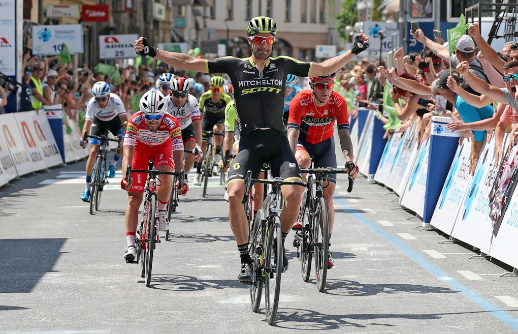 Luka Mezgec wins stage 2 in Slovenia