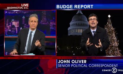 Jon Stewart and John Oliver disagree