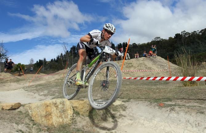 Anton Cooper on his way to a win