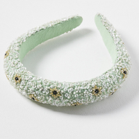 Ditsy Embellished Floral Sequin Headband, £26 | Oliver Bonas