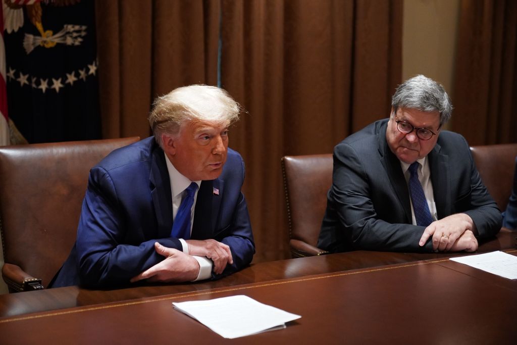 Donald Trump and Bill Barr