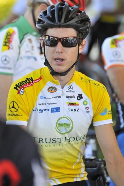 Michael Torckler (Cardno team) started the day with a five second lead