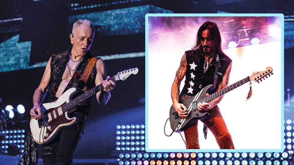 Def Leppard and Extreme are on tour, so we put their guitarists together