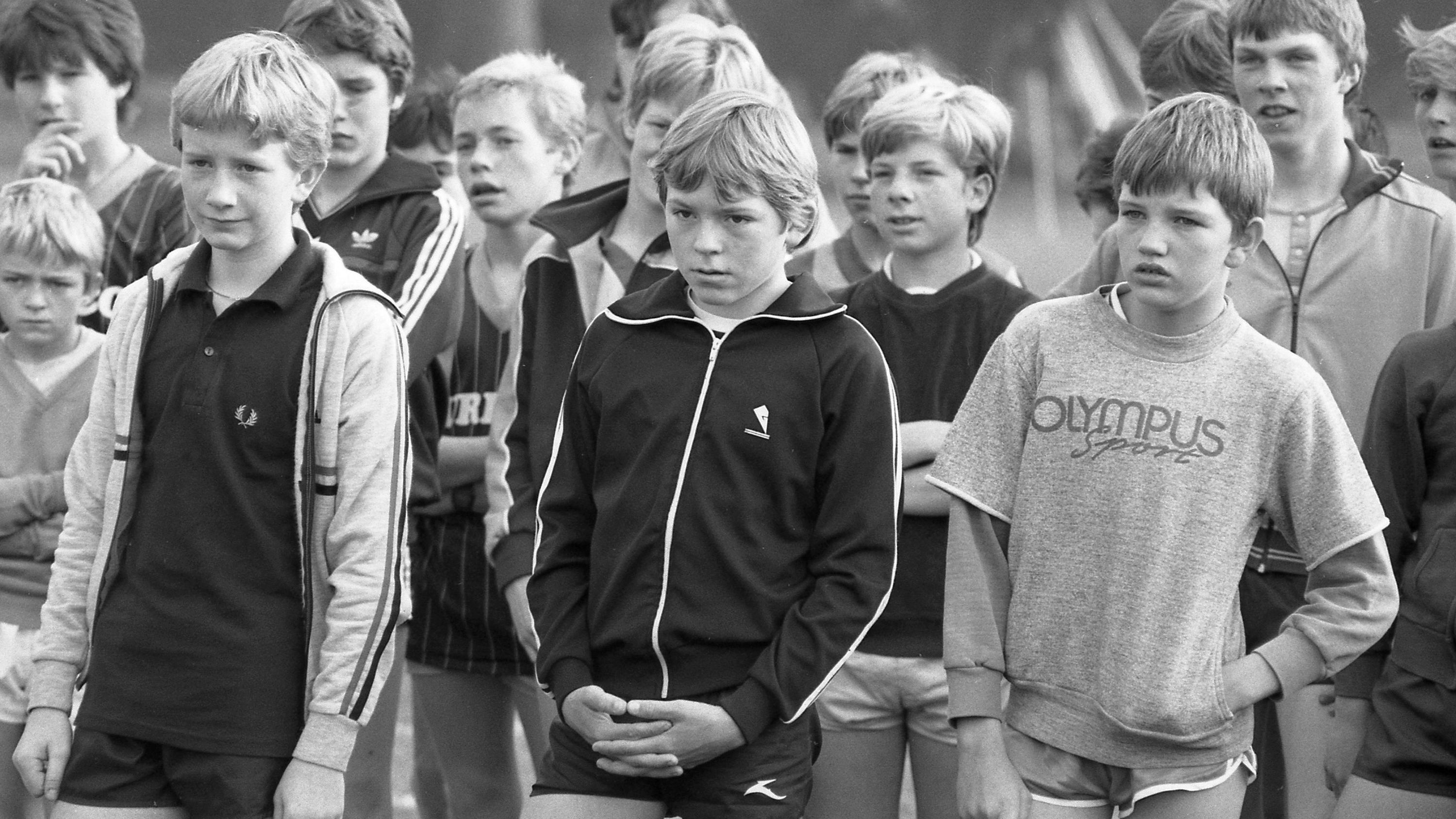 kids waiting to be picked for sport teams