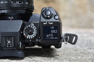 The X-H1 sports a new feather touch shutter button