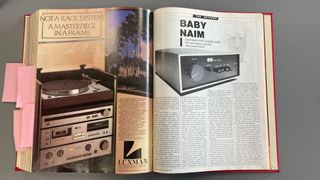 June 1984 issue of New Hi-Fi Sound magazine showing original Naim Nait review