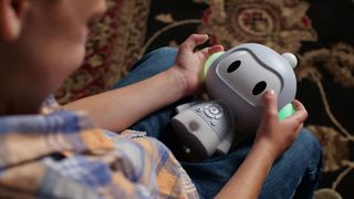 Not built for care, but for learning, Codi is a cute and soft robot for kids. Credit: Pillar Learning.