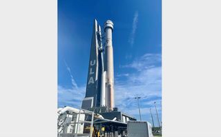 Boeing’s CST-100 Starliner spacecraft and its United Launch Alliance Atlas V rocket roll out of the Vertical Integration Facility to the launch pad at Space Launch Complex-41 on Cape Canaveral Space Force Station in Florida on July 29, 2021.