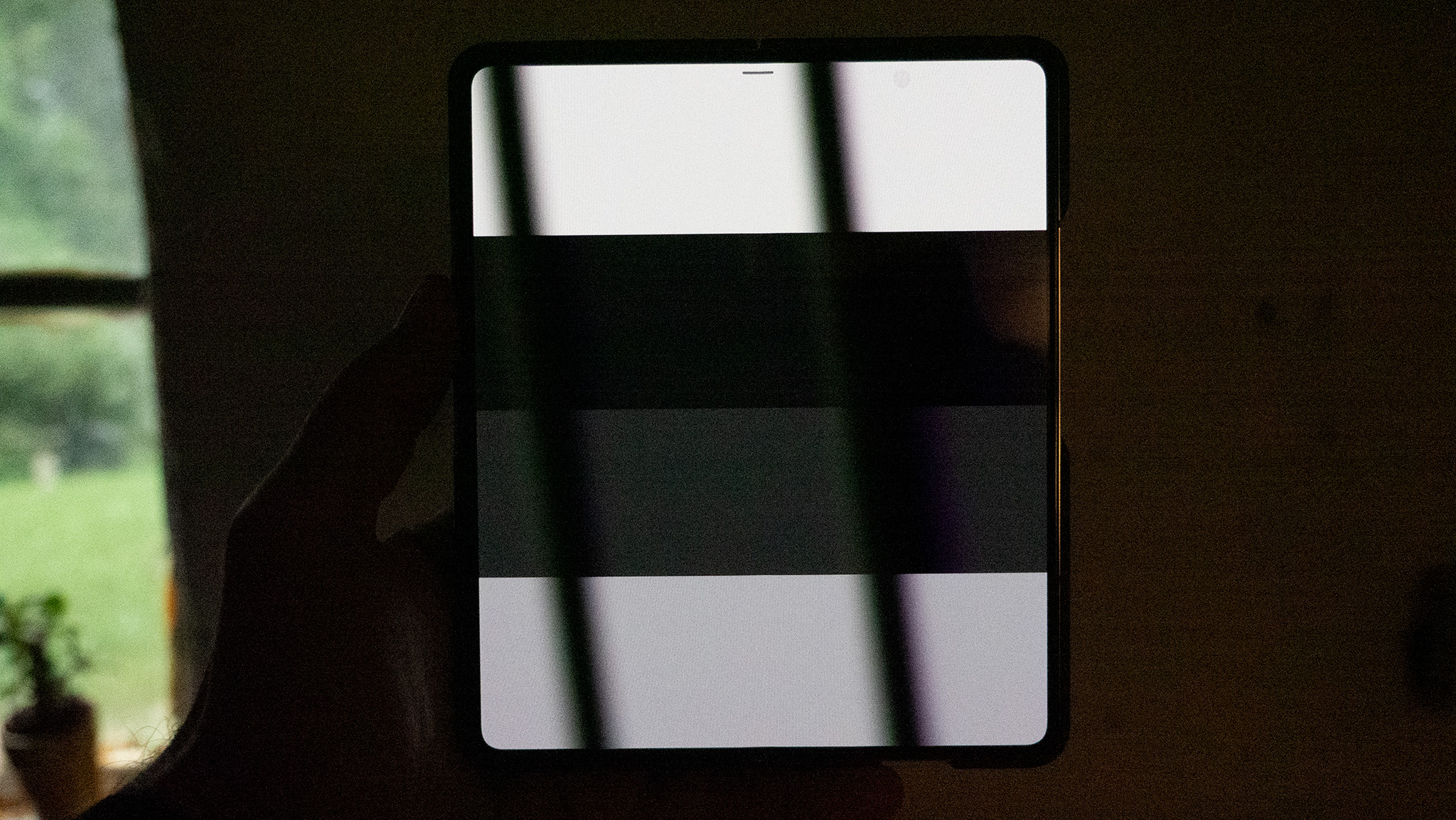 Medición de la frecuencia de parpadeo de cada color en la pantalla del Samsung Galaxy Z Fold 5