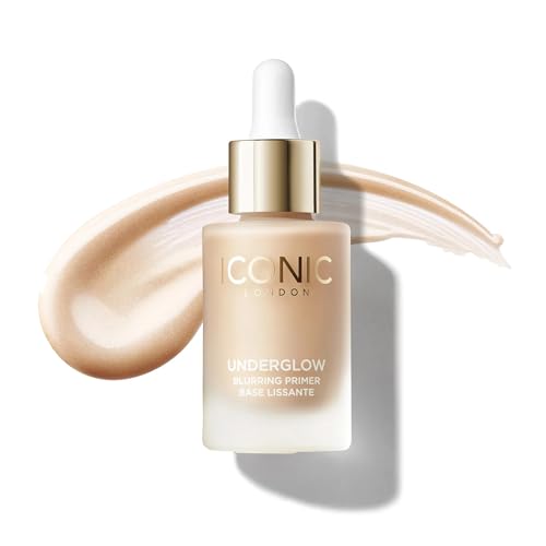 Iconic London Underglow Blurring Primer | Blurs Imperfections and Gives Skin a Radiant Glow, Cruelty-Free, Vegan Makeup Universal Shade, 0.91 Fl Oz