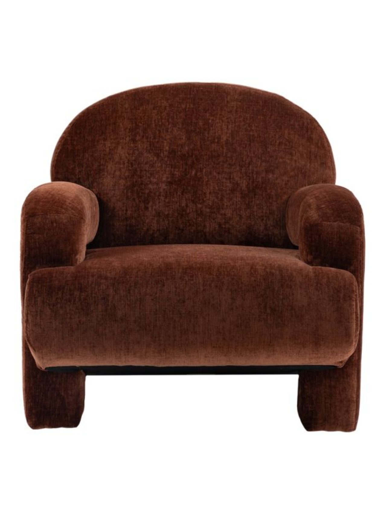 Perch &amp;amp; Parrow, Cinema Armchair in Velour Rust