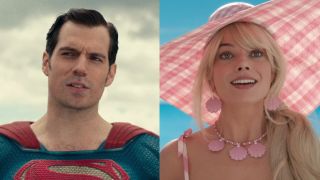 Henry Cavill&#039;s Superman and Margot Robbie&#039;s Barbie side by side 