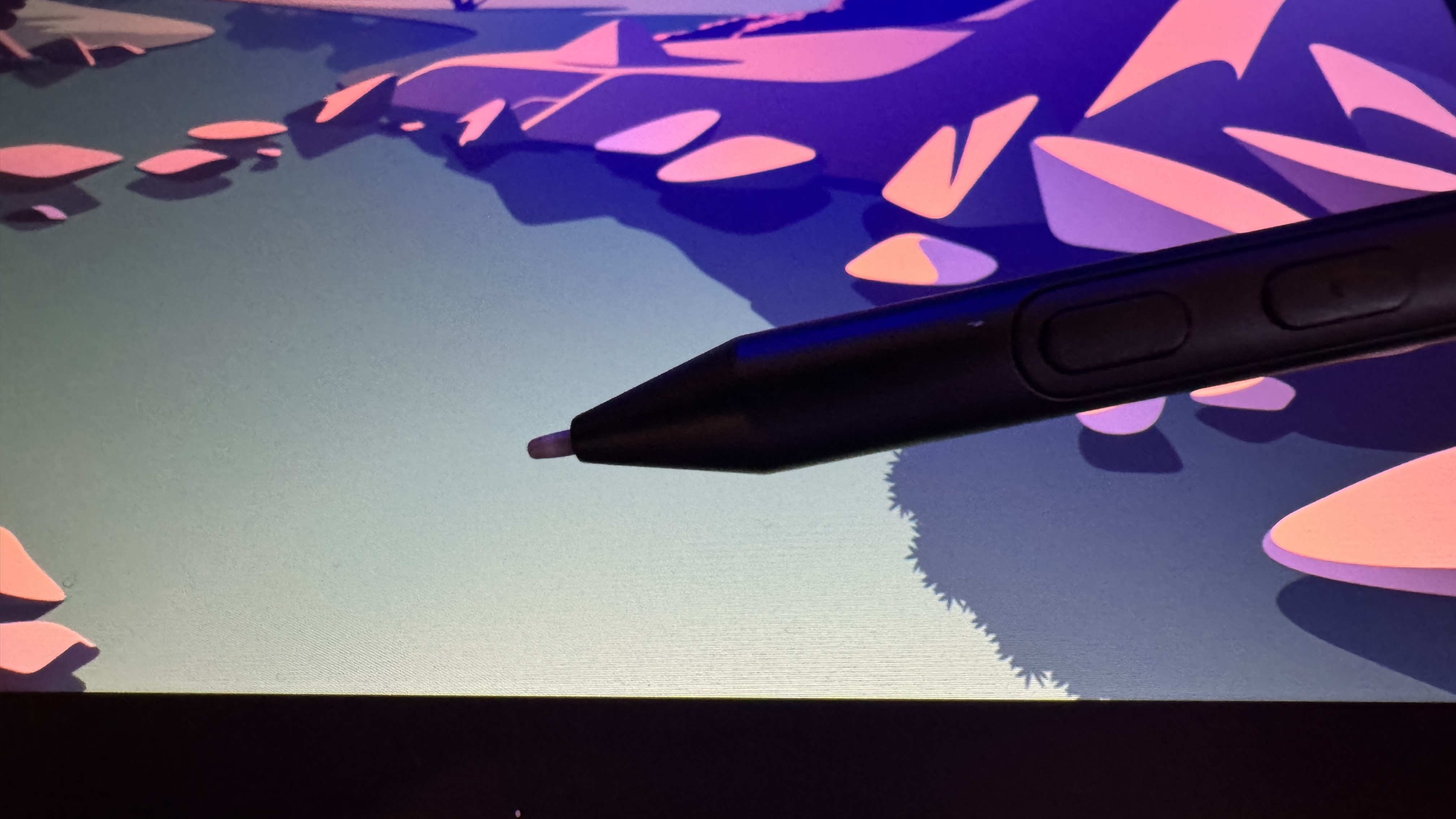 Close up of Wacom Monvik stylus