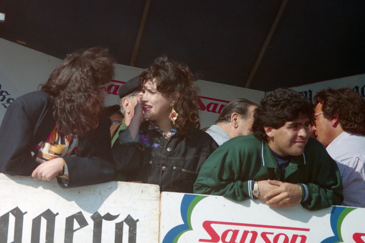 Diego Maradona at Tirreno-Adriatico 1990
