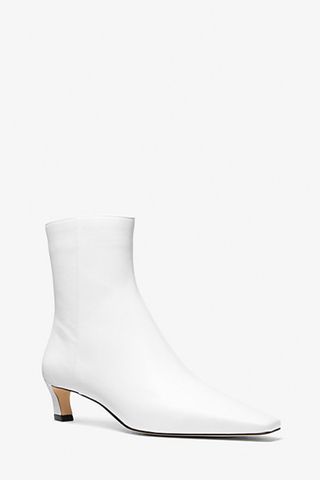 Michael Kors Cosmo Leather Kitten Boots