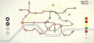 Screengrab of Mini Metro