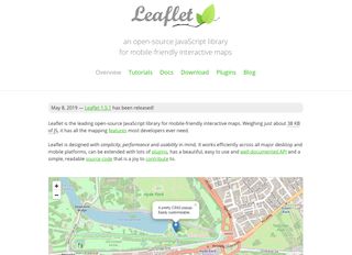 The best JavaScript libraries: Leaflet