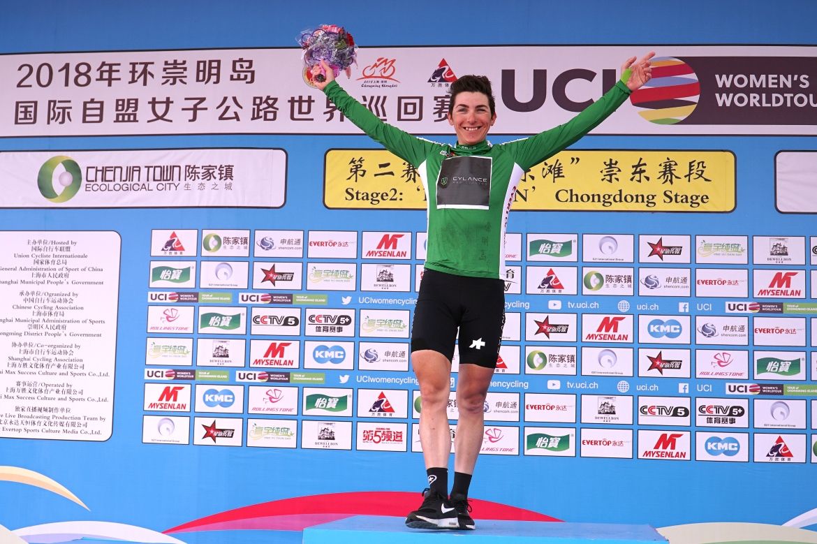 Bronzini in the sprint jersey