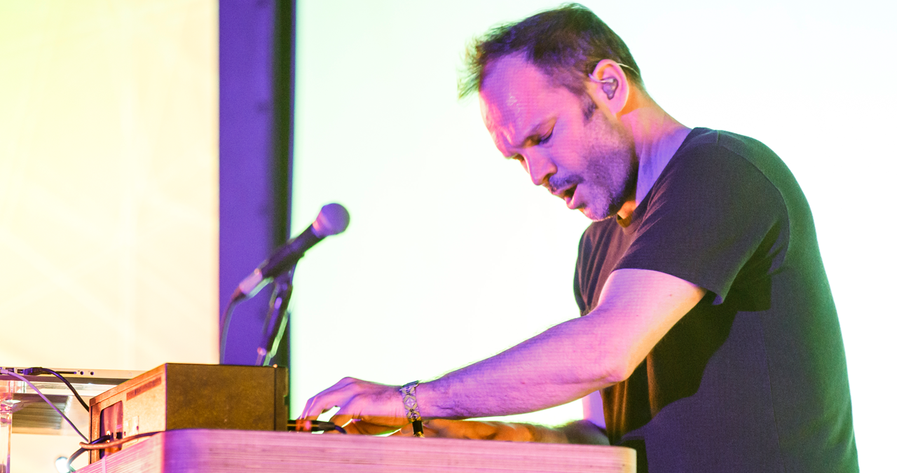 Nigel Godrich on-stage