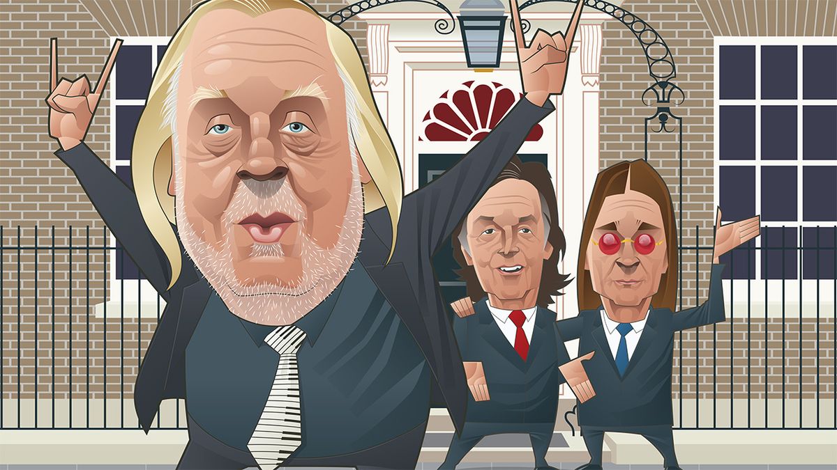 An illustration of Rick Wakeman