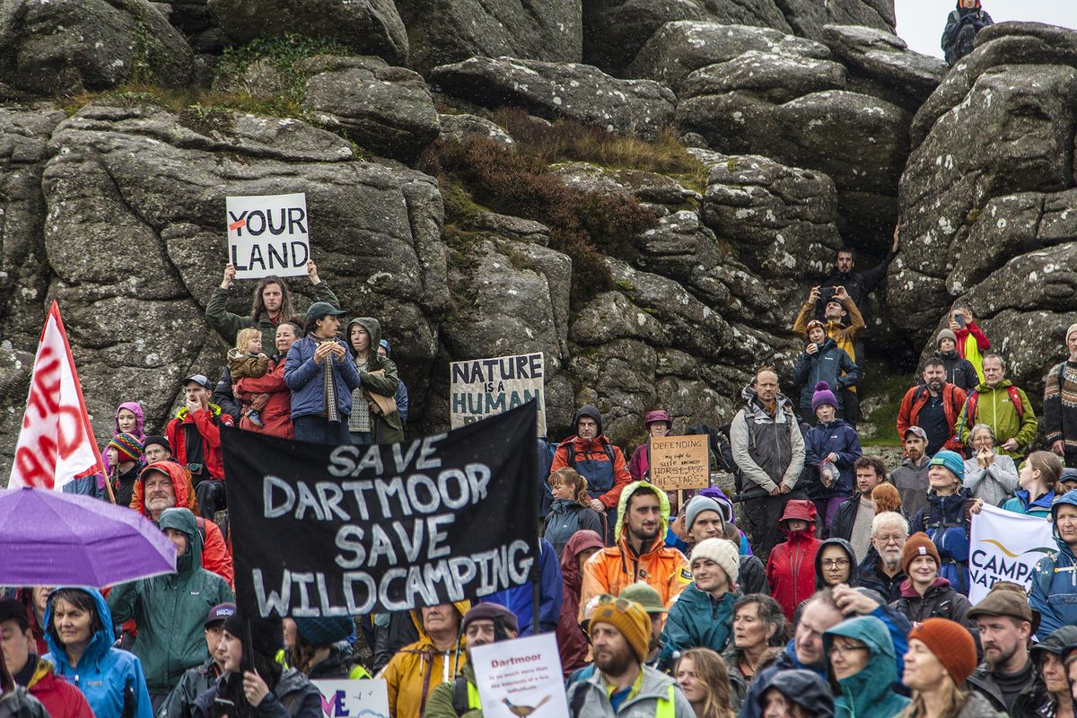 Dartmoor protest Oct 2024