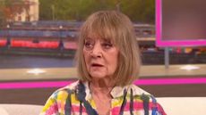 Amanda Barrie appearing on Good Morning Britain