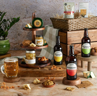 Real ale and cheese hamper from Hampers.com for Father's Day