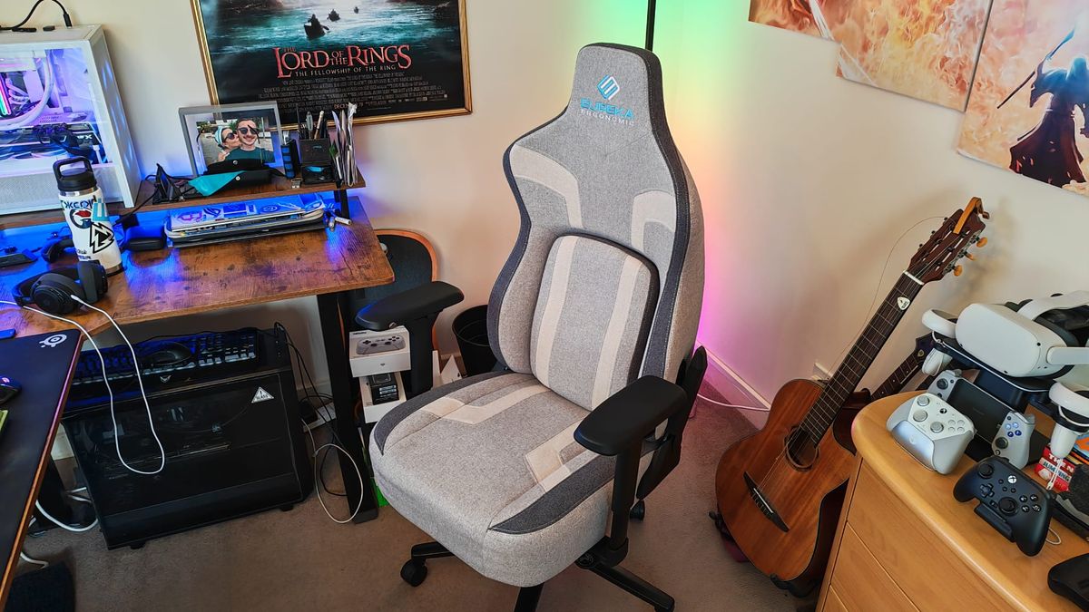 A gray Eureka Ergonomic Python II