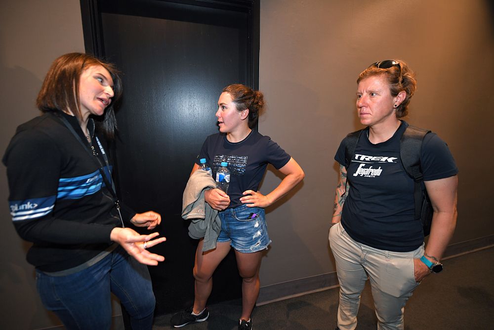 Ina-Yoko Teutenberg directs Trek-Segafredo