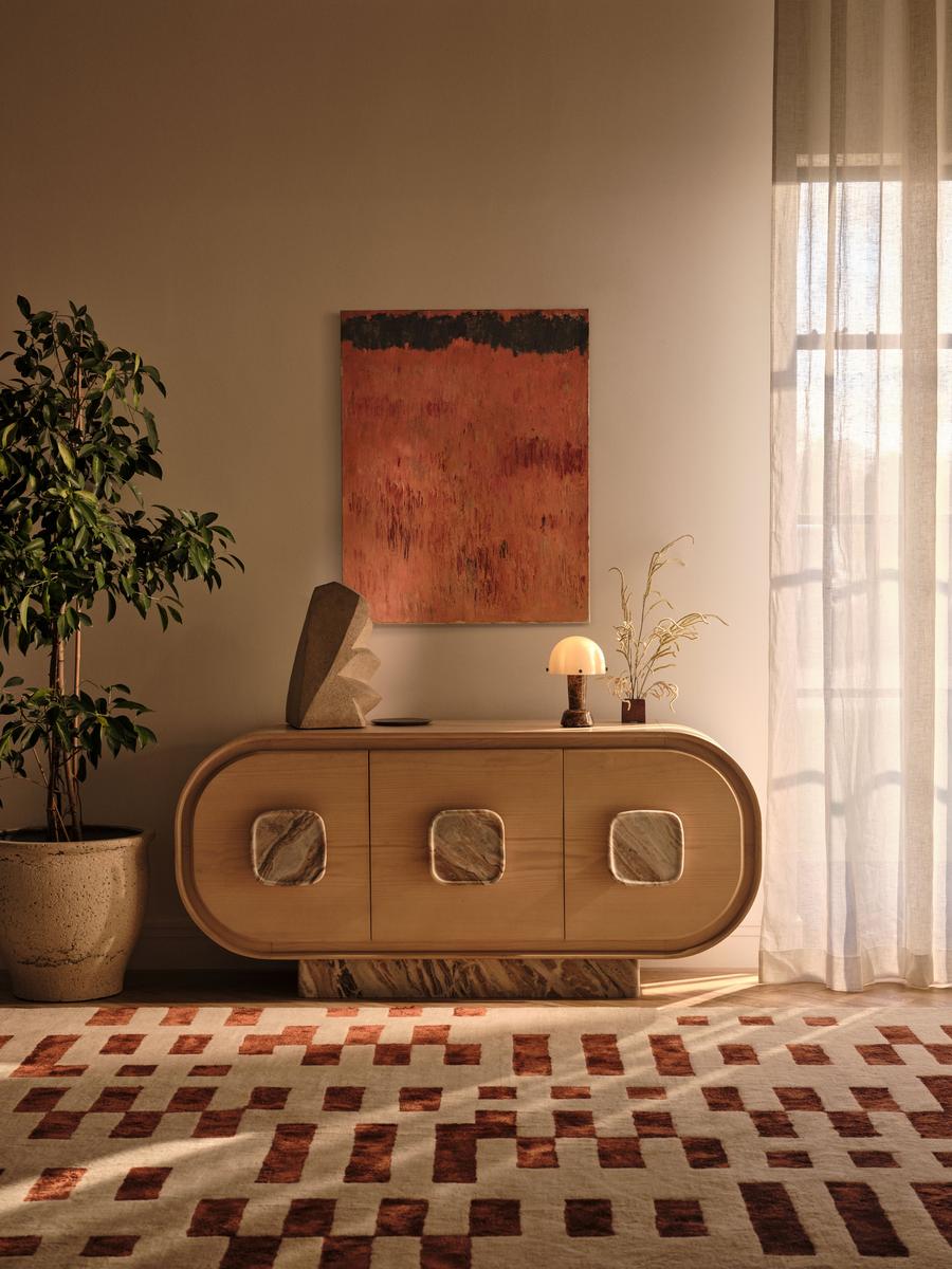 Samson Sideboard, Terra Bianca Marble