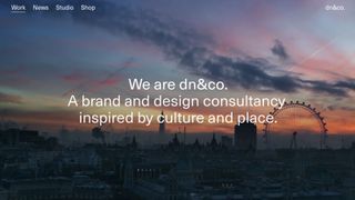 Screenshot of dn&co website