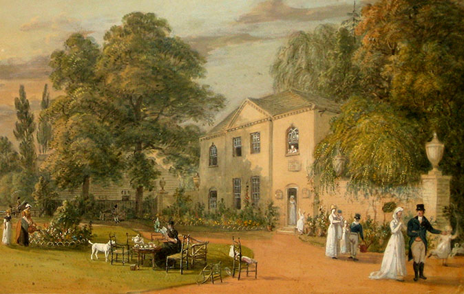 A British countryside image by Paul Sandby RA, courtesy of the Nottingham City Museums &amp; Galleries