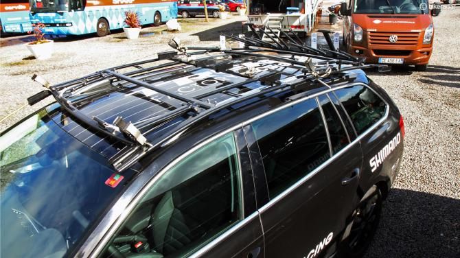 Trek Factory Racing prefers the all-black approach