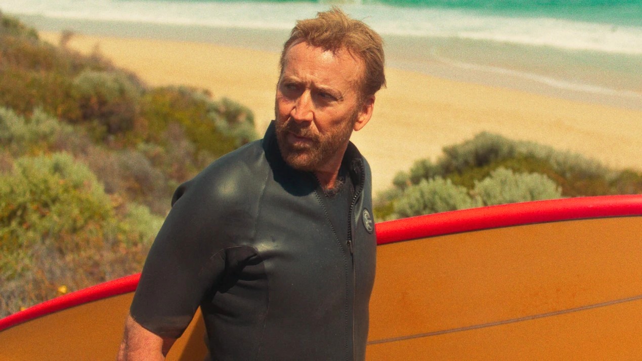 Nicolas Cage in "The Surfer."