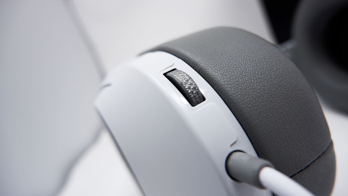 Corsair HS55 Stereo gaming headphones shot on a white background